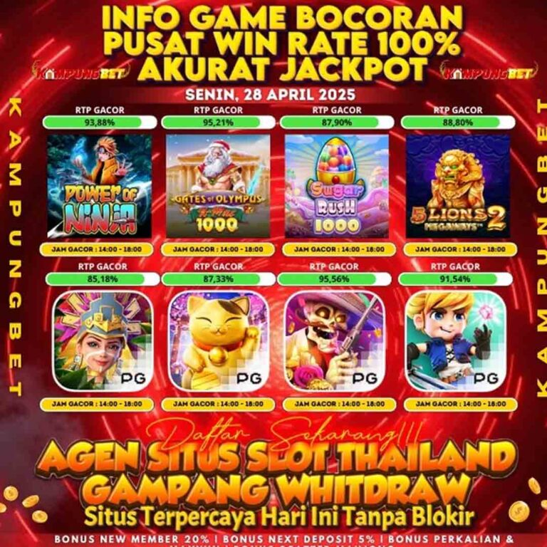 Link Resmi Togel Online dan Toto Slots 4D Terpercaya